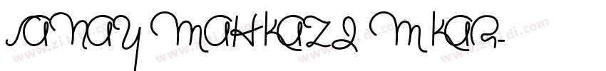 SANAY MAH KAZIM KAR字体转换
